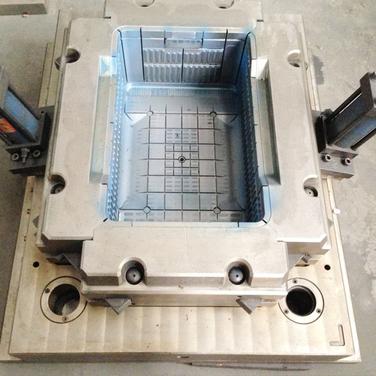供應五金廠塑料箱模具開發 塑膠周轉筐模具 耐摔膠框模具
